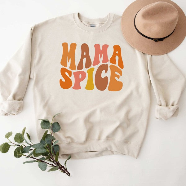 Mama Spice Wavy Colorful Graphic Sweatshirt