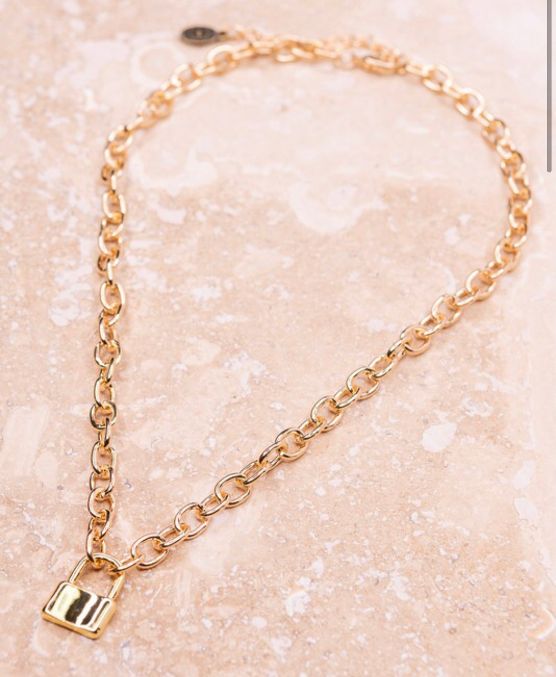 Lydia Lock necklace gold