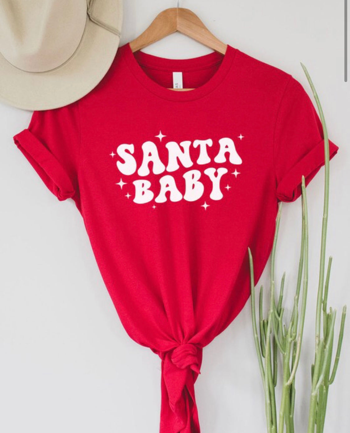 Santa baby graphic tee