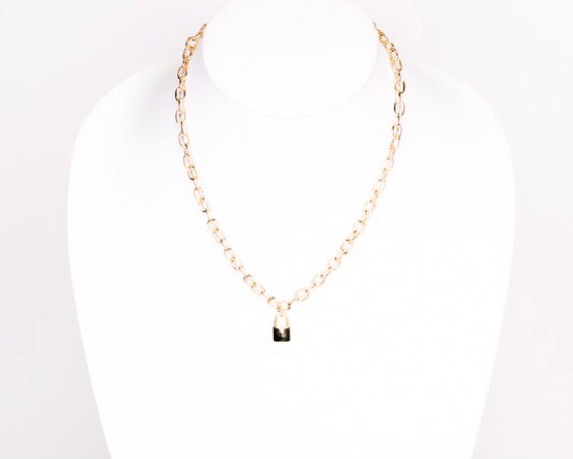 Lydia Lock necklace gold